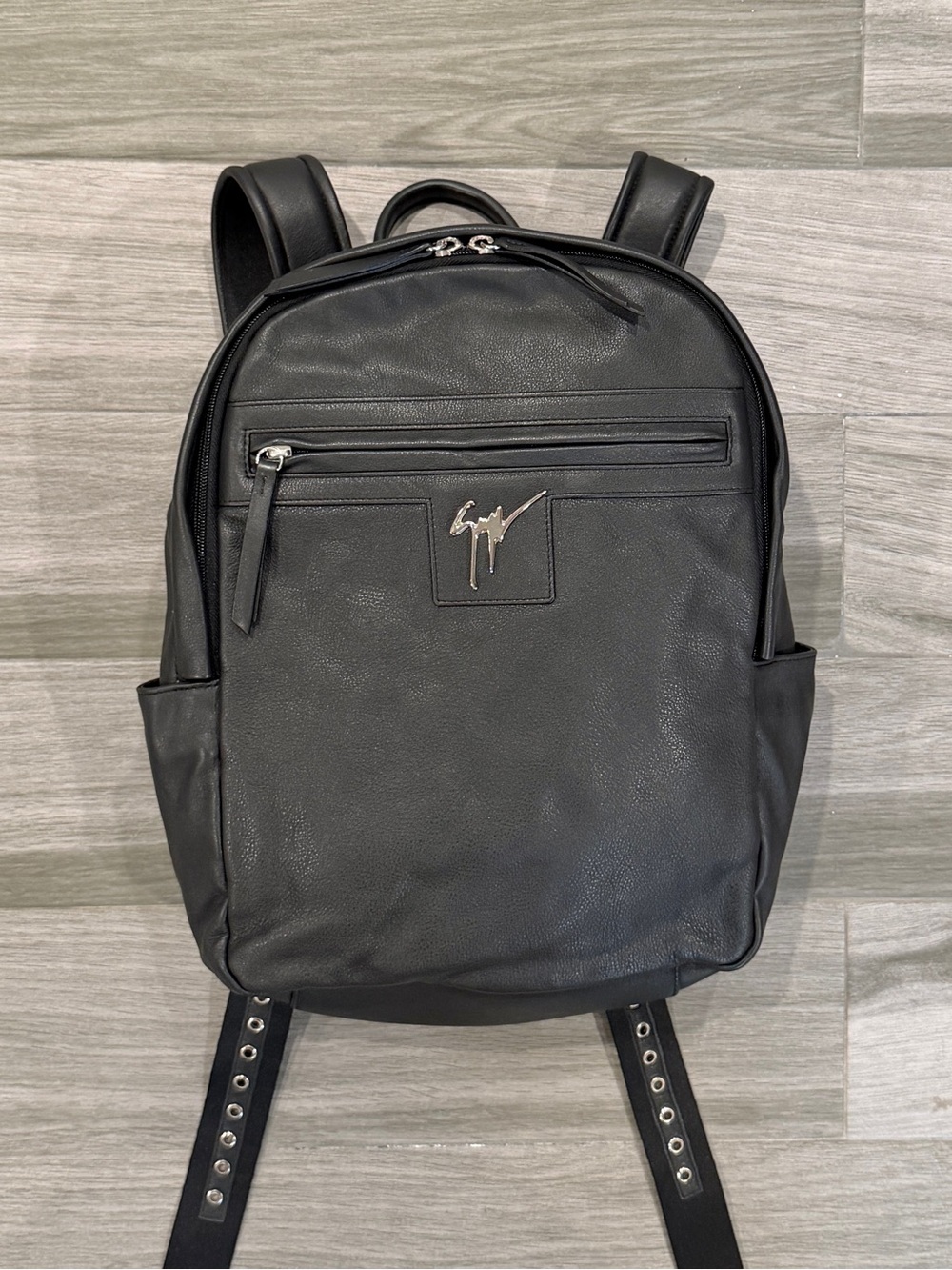 Giuseppe Zanotti backpack leather black